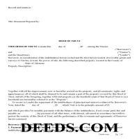 Deed of Trust Form Page 1