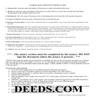 Polk County Disclaimer of Interest Guide Page 1