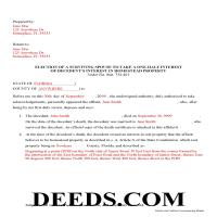 Charlotte County Completed Example of the Decedent Interest in Homestead Affidavit Docuement Page 1