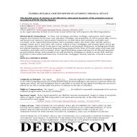 Charlotte County Completed Example of the Durable Limited Power of Attorney for Real Estate Docuement Page 1