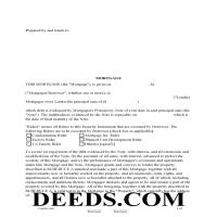 Polk County Mortgage Form Page 1