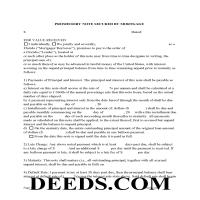 Polk County Promissory Note Form Page 1