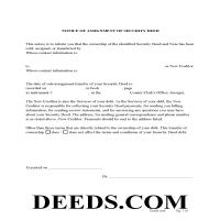 Schley County Notice of Assignment of Security Deed Page 1