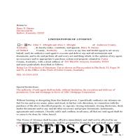 Daviess County Completed Example of the Limited Power of Attorney Document Page 1