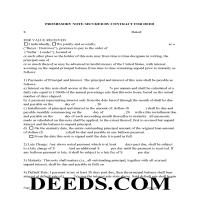 Boyle County Promissory Note Form Page 1