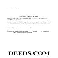Harding County Assignment of Deed of Trust Form Page 1