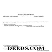 Disclaimer of Interest Form Page 1