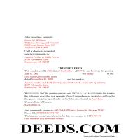 Umatilla County Completed Example of the Trustee Deed Document Page 1