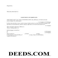 Assignment of Mortgage Form Page 1