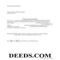 Tipton County Administrator Deed Form Page 1