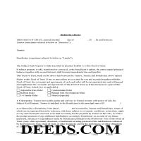 Greenbrier County Deed of Trust Form Page 1