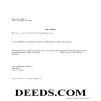 Gift Deed Form Page 1