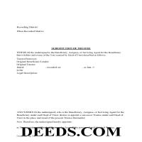 Substitution of Trustee Form Page 1