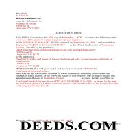 Completed Example of the Correction Deed Document Page 1